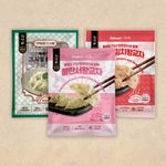 [chewyoungroo] water dumplings, French king gyoza & kimchi king gyoza 1 pack each (3 packs in total)_Traditional cuisine, Korean food, authentic food, special sauce, softness_made in korea